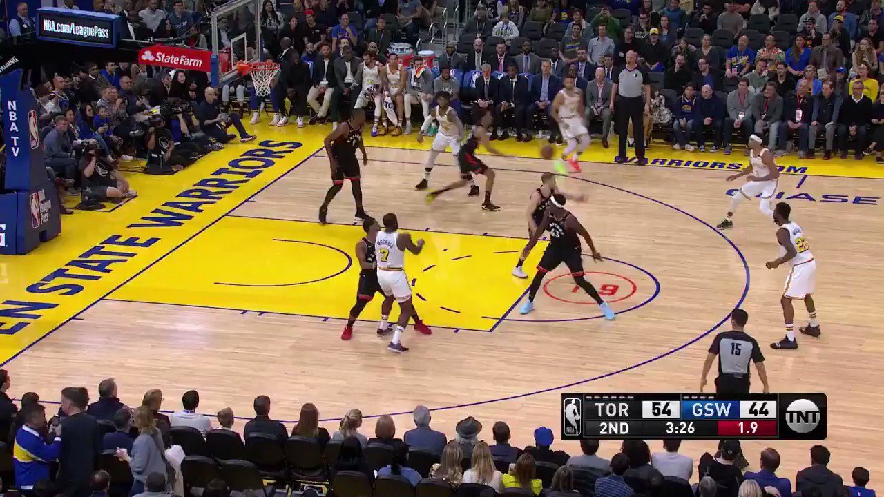 Golden State Warriors Twitter] - “In his first NBA season from