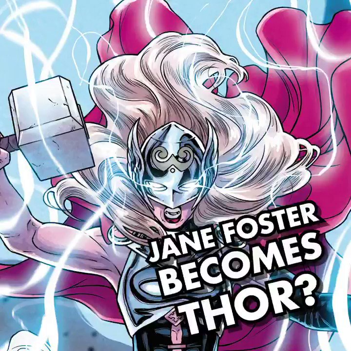 Thor on Twitter "RT Marvel She be worthy! How does Jane Foster the Mighty Thor? ⚡