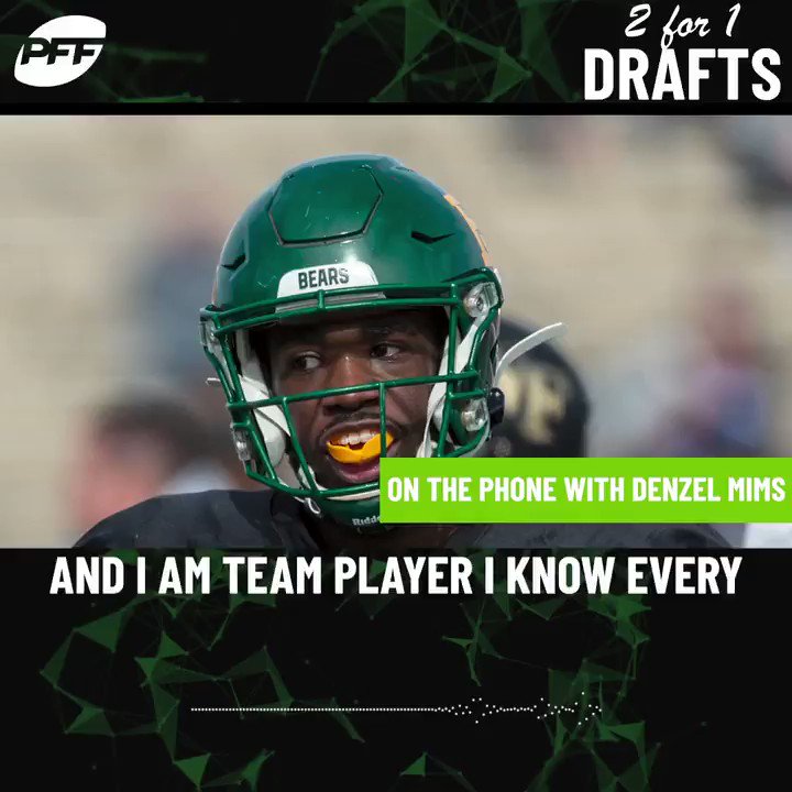 PFF on X: 'Denzel Mims aims to be the most prepared player on
