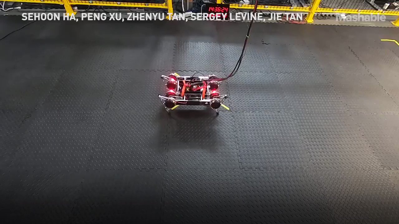 Ai taught itself to deals walk