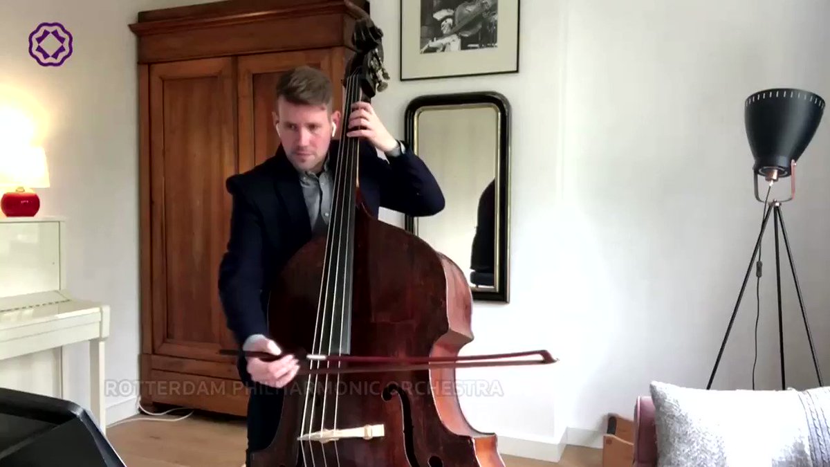 Musicians from the Rotterdam Philharmonic Orchestra virtually came together to play Beethoven’s ‘Ode to Joy’ from their homes https://t.co/xyW9WmyRZK