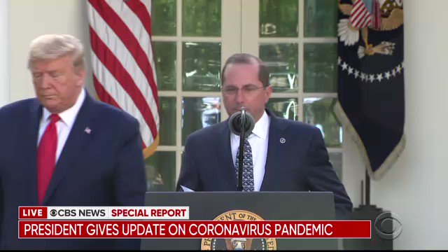 The U.S. has tested over 1 million coronavirus samples and can now test 100,000 samples a day, HHS Secretary Alex Azar says https://www.cbsnews.com/live-updates/coronavirus-disease-covid-19-latest-news-2020-03-30/ …
