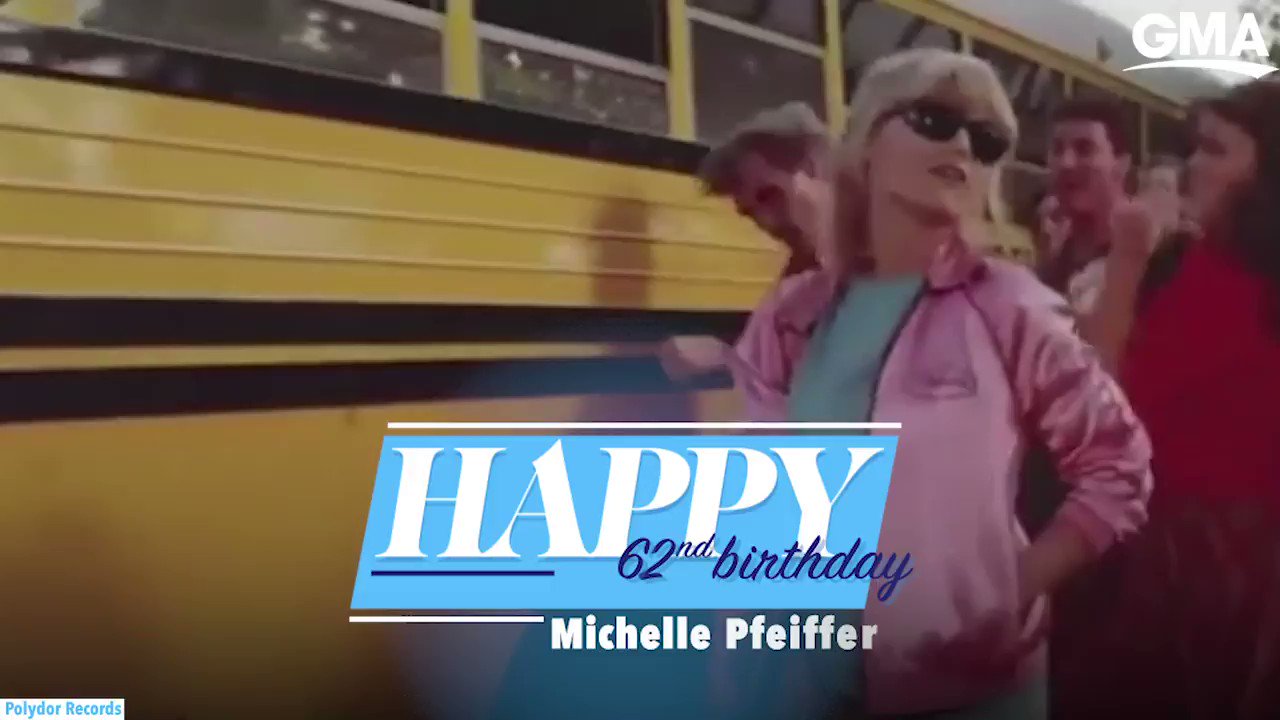 HAPPY BIRTHDAY to Michelle Pfeiffer! 