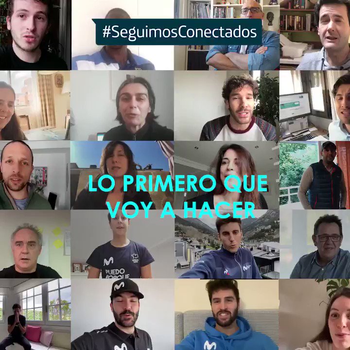 ¡Ya queda menos!!
🙌🏼Gracias @Carlos_Verona, @CarolinaMarin, @chemitamartinez, @ferranadria, @JAMielgo, @Jgomeznoya, @lucaseguibar, @RafaelNadal, @Reginoherma, @SitaphaSavane, @vonRichetti y a nuestros compañeros por compartir sus planes para cuando esto pase #SeguimosConectados https://t.co/CGs2rqs4V9
