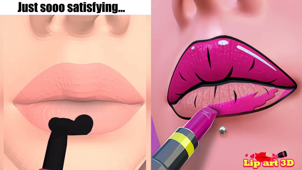 Lip Art 3D (3d_lip) / Twitter