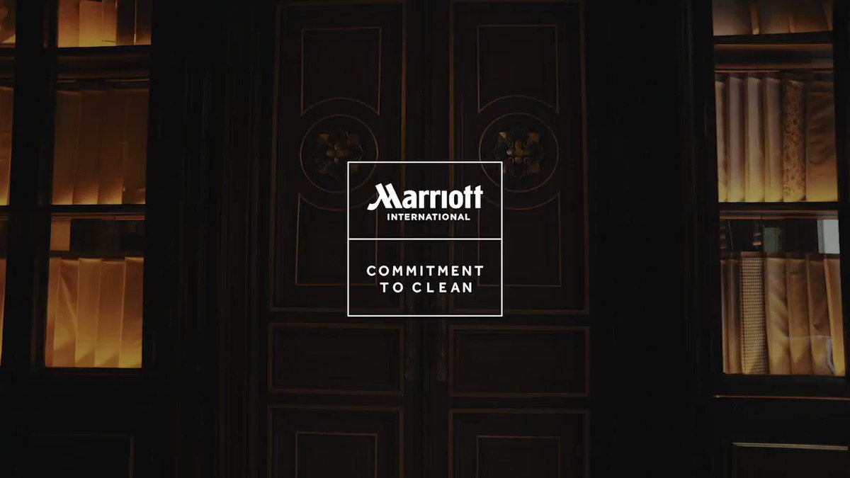 Introducing Marriott’s Commitment to Clean. Our new initiative provides cleaner, safer spaces for guests & associates, so you can travel with confidence. Watch our video to learn more. https://t.co/qLufN3AWPD
