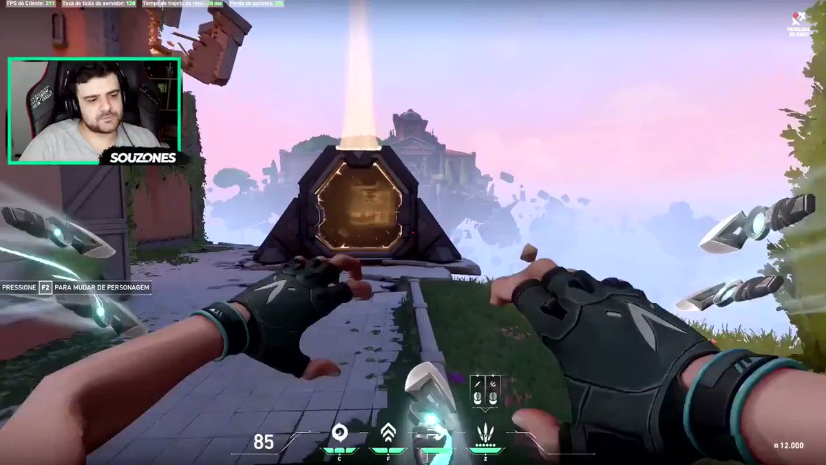 Quando o SOUZONES Volta a Jogar de JETT (VALORANT Jett Gameplay)