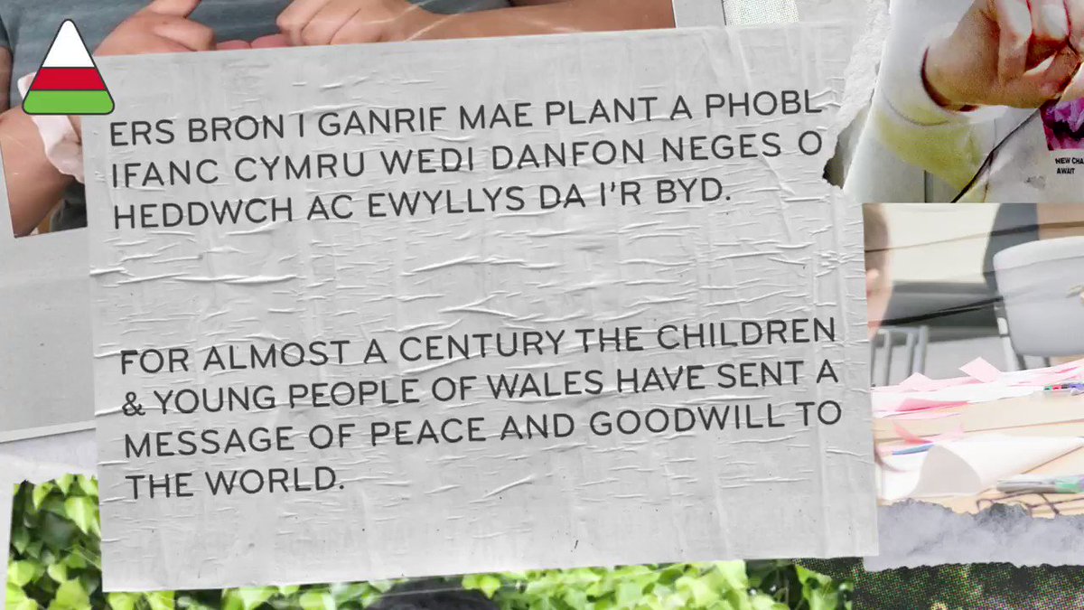 Neges o Gymru ar ran pobl ifanc y byd.
Gyda'n gilydd gallwn greu dyfodol gwell, o ofalu am ein hunain, ein gilydd a'n planed.
๐ด๓ ง๓ ข๓ ท๓ ฌ๓ ณ๓ ฟ Today the young people of Wales call on the world to listen to the lessons Coronavirus is teaching us, and act now for a better future.
#Heddwch2020 https://t.co/P8QkdH9UuI