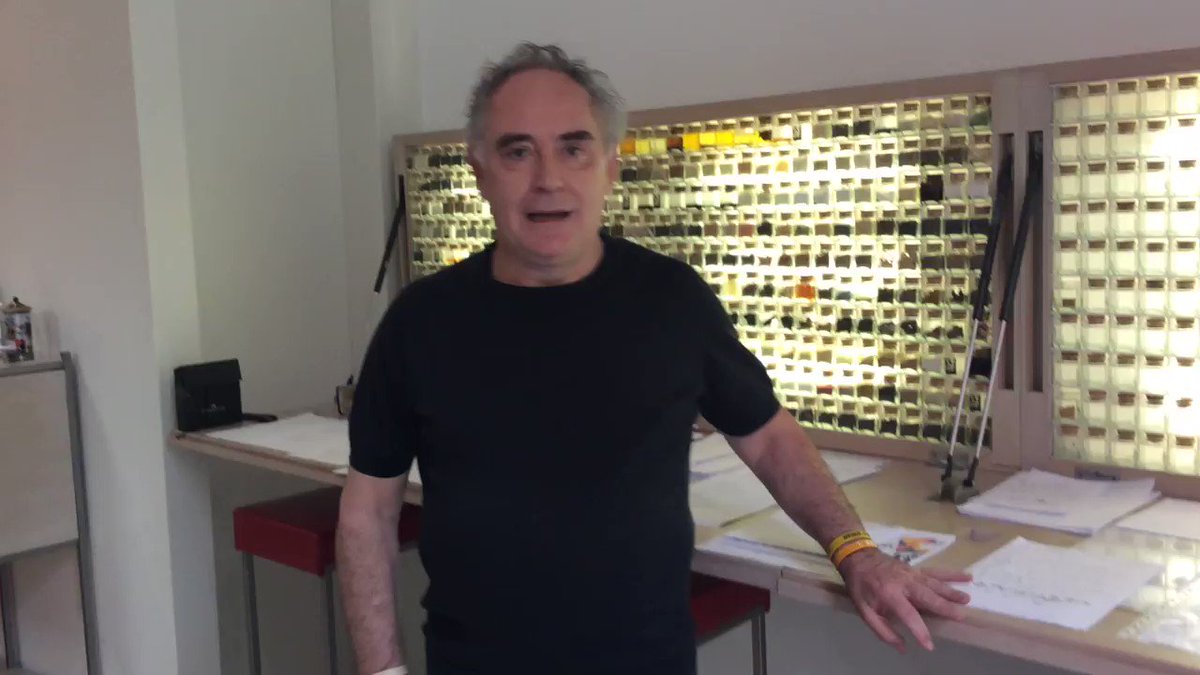 Hoy os presento #LABulligrafía, un archivo-museo que cumplirá con la misión de salvaguardar el legado de #elBulli. Aquí podéis ver la maqueta https://t.co/3lYymJvylT y unas fotos del proceso de ordenación https://t.co/Y4sDDVsDOW. Os veo el lunes a las 11:30. #SeguimosConectados https://t.co/RNQGRjeT4q