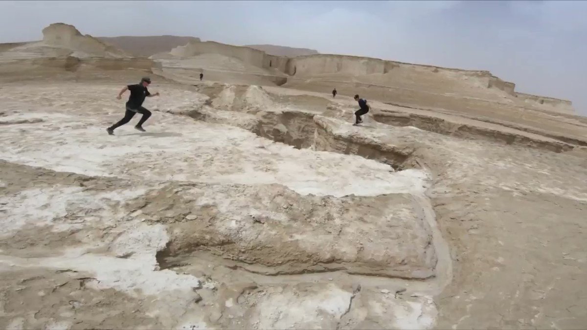 This extreme parkour team likes to leap between skyscrapers and launch themselves off cliffs https://t.co/YBGyGxXgEv https://t.co/e96ZcO87NI