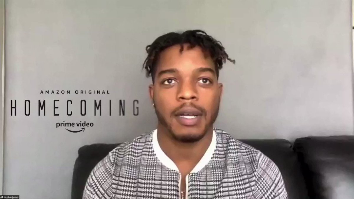 Stephan James (@realstephj) says his character Walter Cruz is looking for answers as @HomecomingTV returns for season two. https://t.co/xaBp5reBW8
