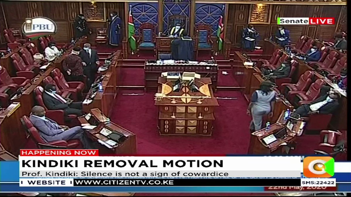 BREAKING: Jubilee Party rebels purge continues as 54 Senators vote out Deputy Speaker Kithure Kindiki over insubordination allegations, 7 oppose #KindikiOuster https://t.co/9ieycCQOA8
