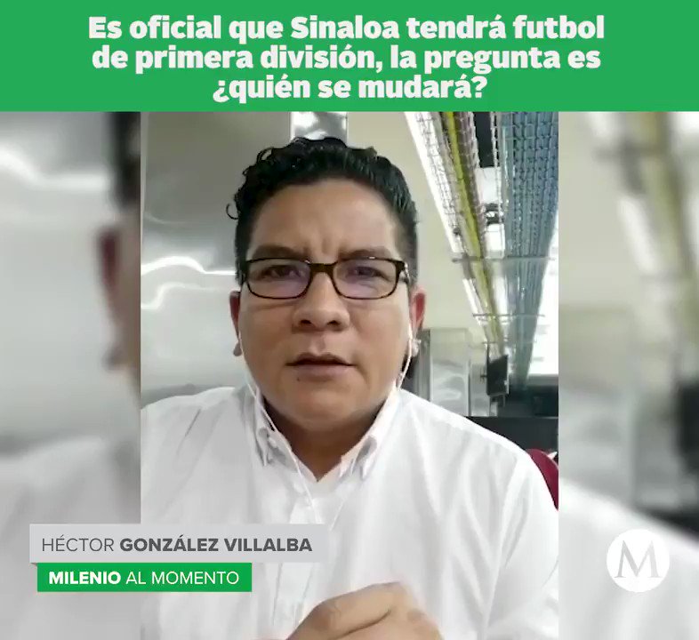 ▶ #MILENIOAlMomento | "El nuevo equipo de Primera División tendría una casa impresionante que tendrá un aforo para 25 mil butacas. Es muy posible que la franquicia que sea recibida en Mazatlán sea Monarcas Morelia"
La opinión de @hgvillalba https://t.co/lDWPEipSfY