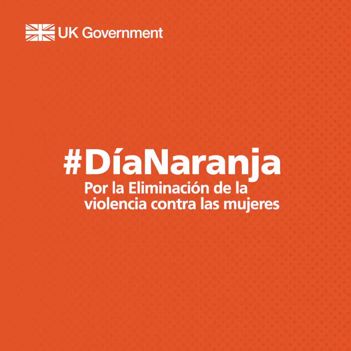 Hoy conmemoramos la lucha por la eliminación de la violencia contra las mujeres. Jefes y jefas de misión de @foreignoffice en #LATAM se unen con el mismo mensaje: #NoEstásSola #DíaNaranja https://t.co/fGcycSMlYx