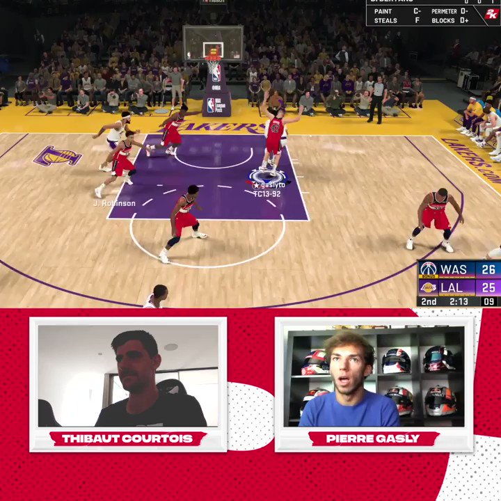 Les #NBA2K Sundays avec @thibautcourtois ont continué ce week-end !
Le gardien de but du Real Madrid jouait contre @PierreGasly, pilote français de F1.
Wizards contre Lakers, qui remportera ce 8ᵉ NBA 2K Sundays ? #TakeOnThibaut
Voir le match complet : https://t.co/ptUFzL5CrG https://t.co/id2cxTycPO