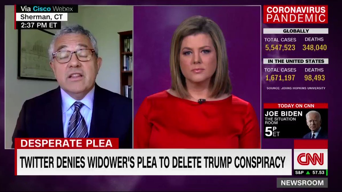 Oliver Darcy (@oliverdarcy) on Twitter photo 2020-05-27 03:30:42 —@JeffreyToobin: Twitter is a private company. They have rules. Like Greyhound buses have rules. You cant stay on a Greyhound bus if you break the rules. Trump has broken the rules of Twitter ... and Twitter has done nothing but put out statements of corporate jibberish... —@JeffreyToobin: Twitter is a private company. They have rules. Like Greyhound buses have rules. You cant stay on a Greyhound bus if you break the rules. Trump has broken the rules of Twitter ... and Twitter has done nothing but put out statements of corporate jibberish...