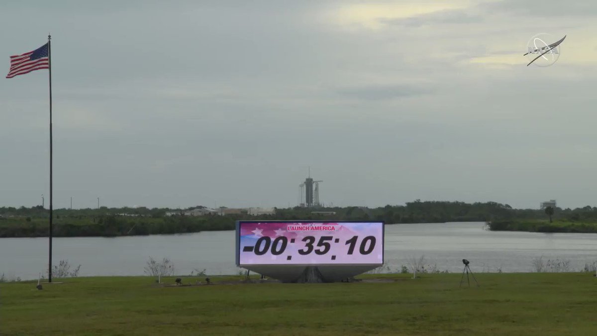 "Propellant load has started."
Liquid oxygen and rocket-grade kerosene are flowing through the @SpaceX Falcon 9 rocket.
#LaunchAmerica https://t.co/PPy7nKGVq7