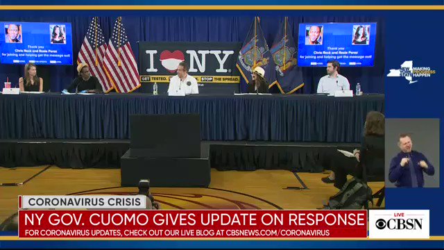 Chris Rock tells Governor Cuomo "I watch you every single day. You bring me calm. You bring me joy every single day" https://t.co/qDjBrx9AGO https://t.co/iuk6Uit0dv