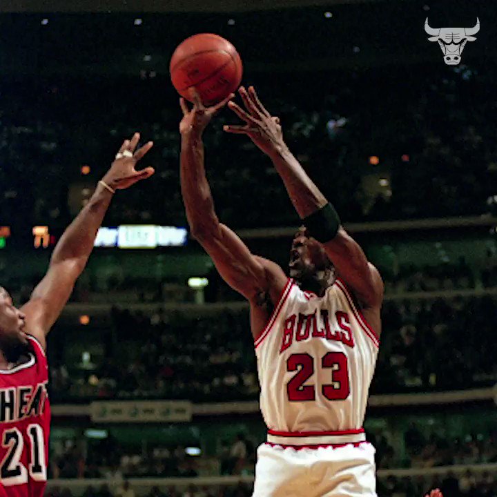 OTD 1997, we headed back to our 5th Finals in seven years with a 4-1 victory over the Heat behind 28 points from Michael Jordan. https://t.co/xRn4K9F9Es