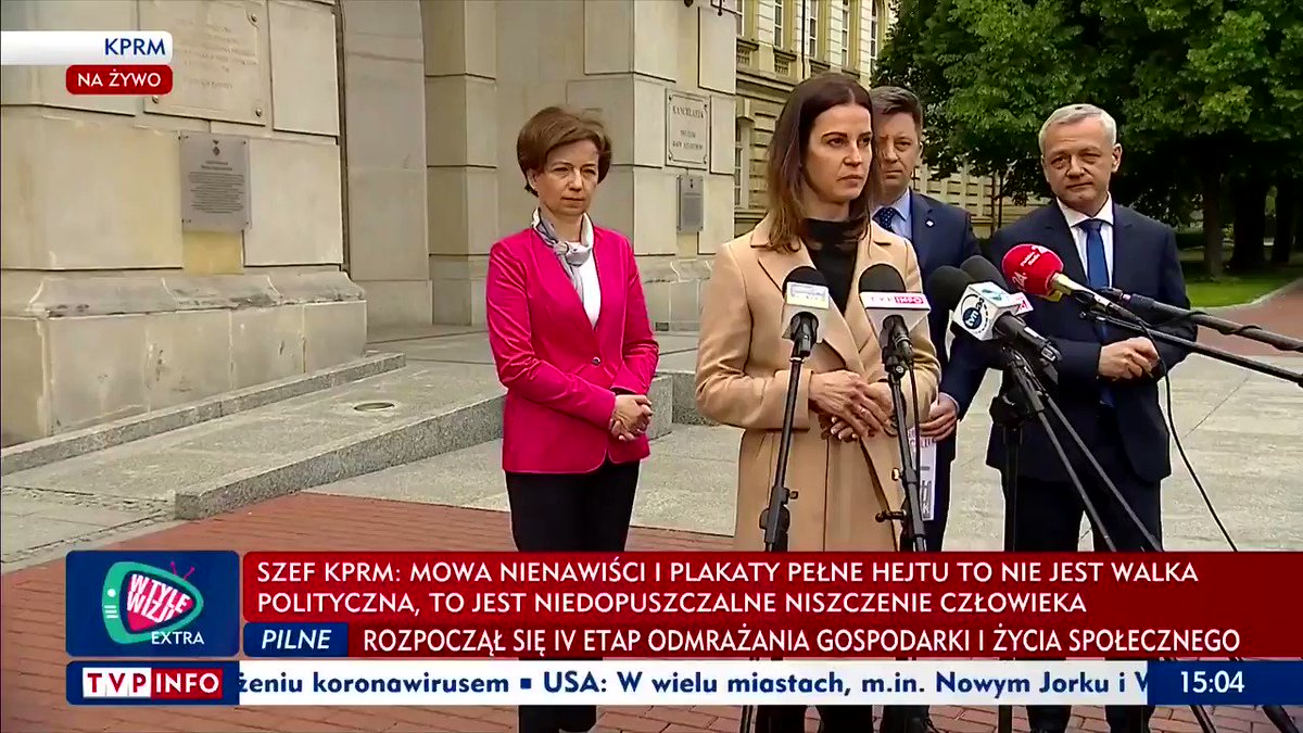 Szefowa @SPORT_GOV_PL @DanutaDmowska o hejterskich plakatach godzących w ministra #Szumowski.ego: Minister @SzumowskiLukasz po wygranej walce został zaatakowany przez ludzi, którzy nawet się nie podpisali
#wieszwięcej https://t.co/bN20xJlZm5
