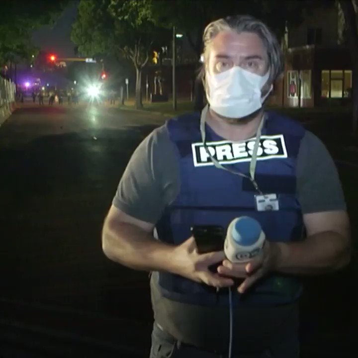 Chad Loder (@chadloder) on Twitter photo 2020-06-01 08:44:46 Minneapolis: Police deliberately shoot foreign press crew from @DW with rubber bullets. “We’re press! We’re media! Stop shooting at us, we’re in the middle of a live shot!” This journalist has covered war zones for years and he is shocked. Minneapolis: Police deliberately shoot foreign press crew from @DW with rubber bullets. “We’re press! We’re media! Stop shooting at us, we’re in the middle of a live shot!” This journalist has covered war zones for years and he is shocked.