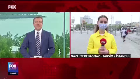FOX HABER (@FOXhaber) on Twitter photo 2020-06-01 08:47:04 Yeni normalin ilk gününde İstanbul sokakları nasıl? #FOXHaber muhabiri #NazlıYerebasmaz #Taksim’den normalleşmenin ilk günü izlenimlerini #İsmailKüçükkaya ile #ÇalarSaat’te aktardı. Yeni normalin ilk gününde İstanbul sokakları nasıl? #FOXHaber muhabiri #NazlıYerebasmaz #Taksim’den normalleşmenin ilk günü izlenimlerini #İsmailKüçükkaya ile #ÇalarSaat’te aktardı.