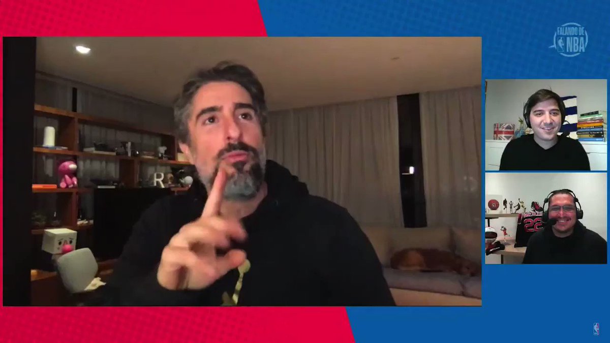 Quem nunca sonhou em conhecer um ÍDOLO? @marcosmion contou sobre seus sonhos com Michael Jordan no #FalandoDeNBA da última terça! Assista ao programa completo e inscreva-se no canal: https://t.co/1c2TM2sEjw https://t.co/z5xyP5un2L