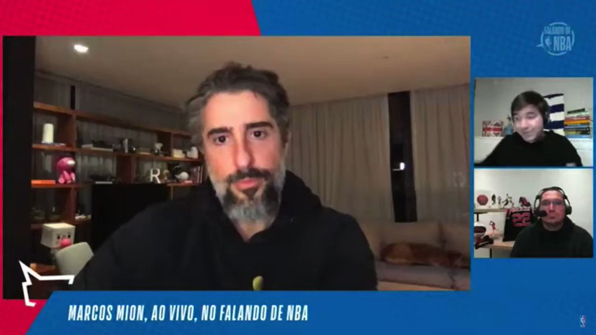 No #FalandoDeNBA, @marcosmion comentou sobre o crescimento da NBA no Brasil! 🇧🇷🏀 Confira o Talk Show completo: https://t.co/1c2TM2KfI6 https://t.co/75r8KQ24N3