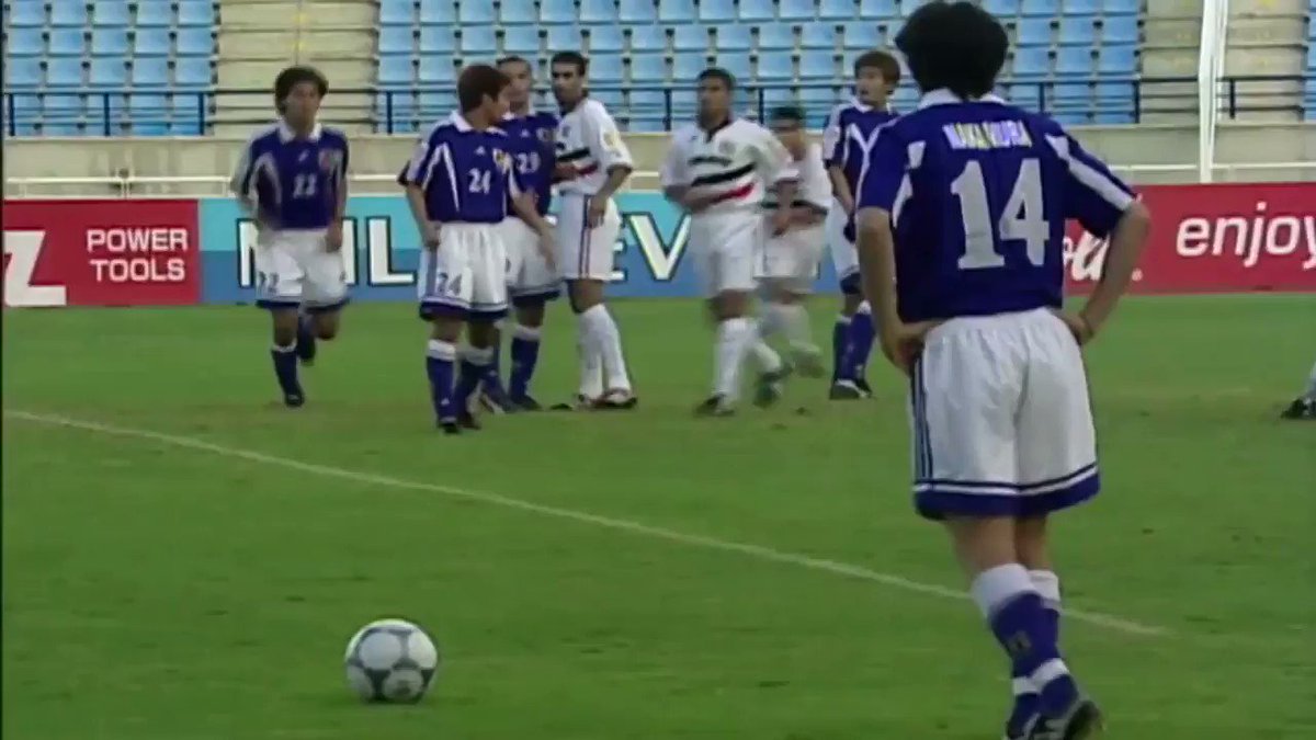 サッカー日本代表 Afcアジアカップレバノン00 Vsイラク代表 名波浩 選手のボレーシュート Jfa Daihyo Samuraiblue Goaloftheday