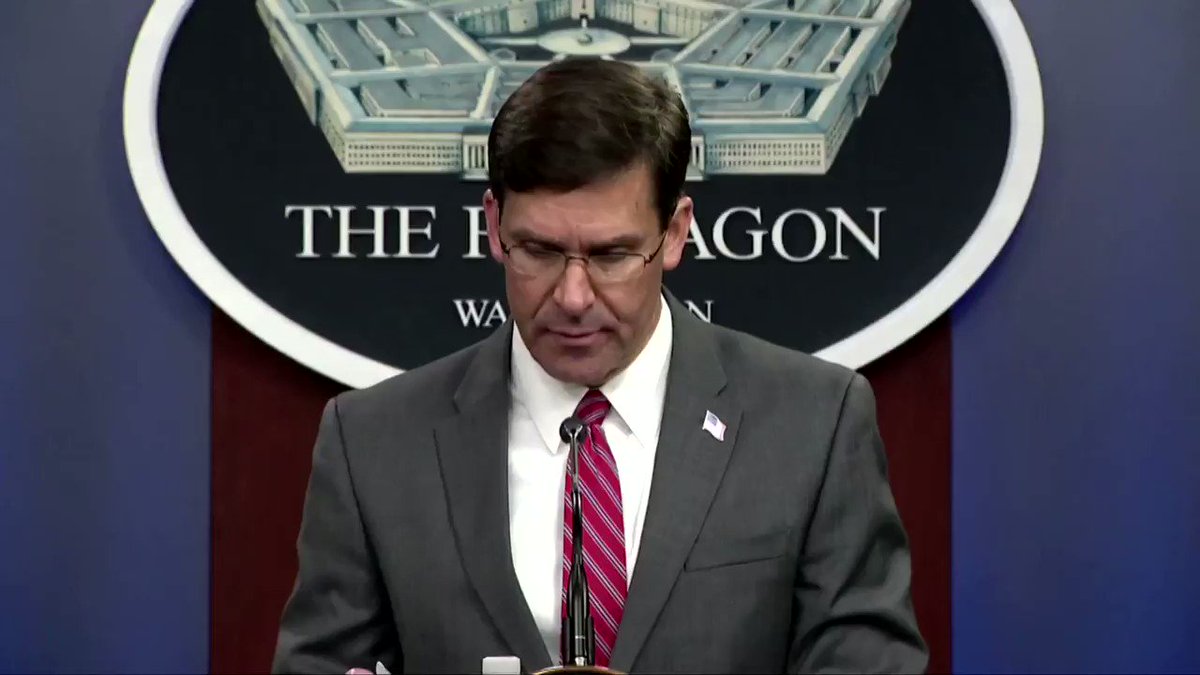 @Reuters's photo on Mark Esper