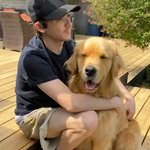 これぞ連鎖反応!？飼い主さんの反応に犬もびっくりしてガン見w