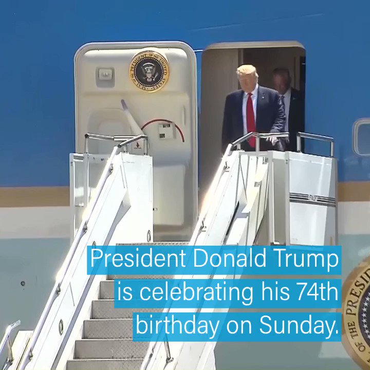 Happy Birthday, Mr. President! President Trump turns 74 today. | WNDU | Scoopnest