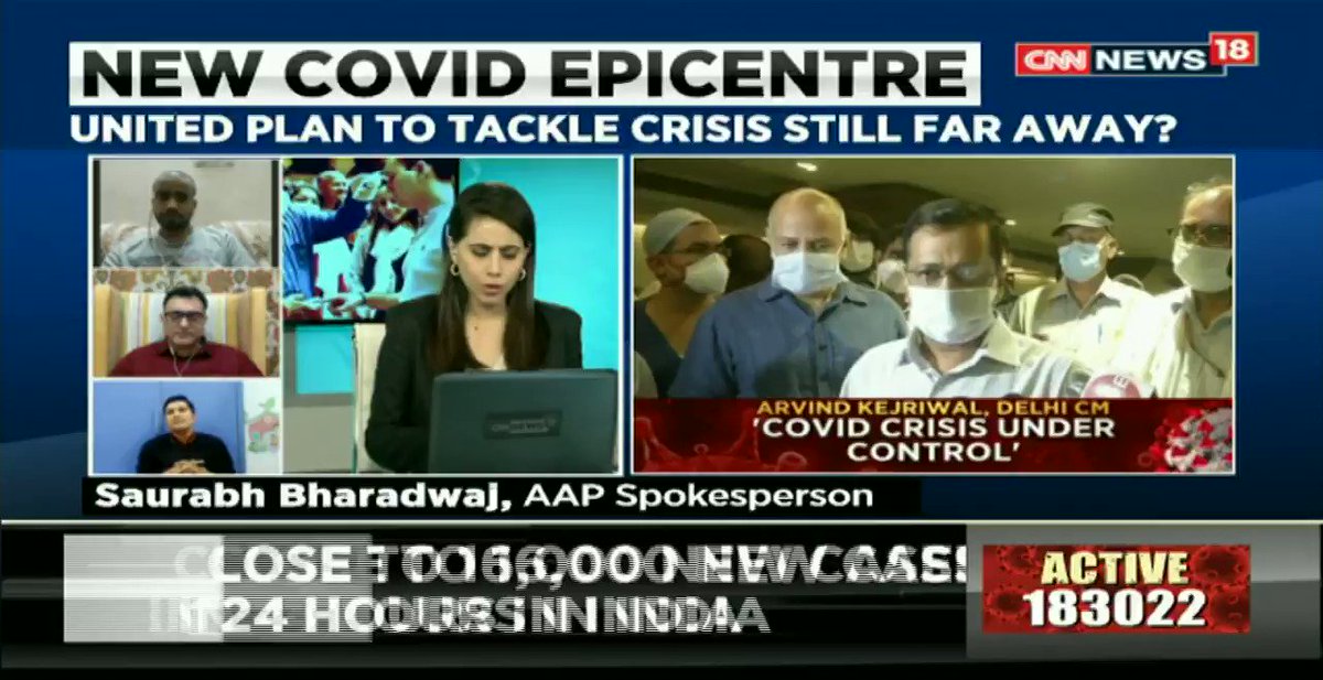 #IndiaFightsCOVID19 – The numbers had to spike. It was just a matter of time, @RommelTickoo (Internal Medicine, Max Hospital, Saket), tells @maryashakil on #NewsEpicentre. https://t.co/G7zobhAPX4