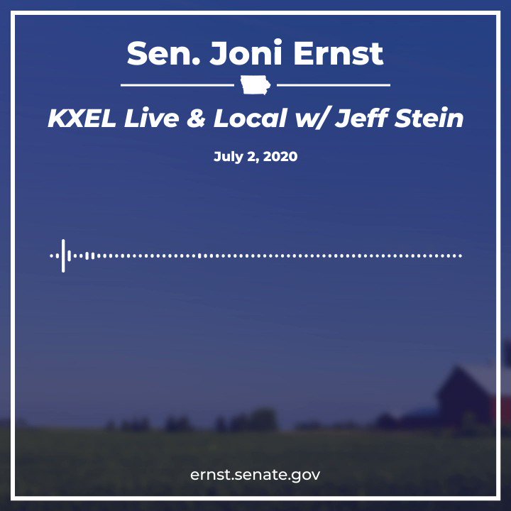 Whether at a VA facility in Iowa or anywhere across the country, my fellow veterans deserve the best quality care possible—it’s the least we can do. I joined Jeff Stein on @KXEL1540 to discuss my bill that passed the Senate this week to ensure quality care for our veterans. https://t.co/K9X2PLr7Gp