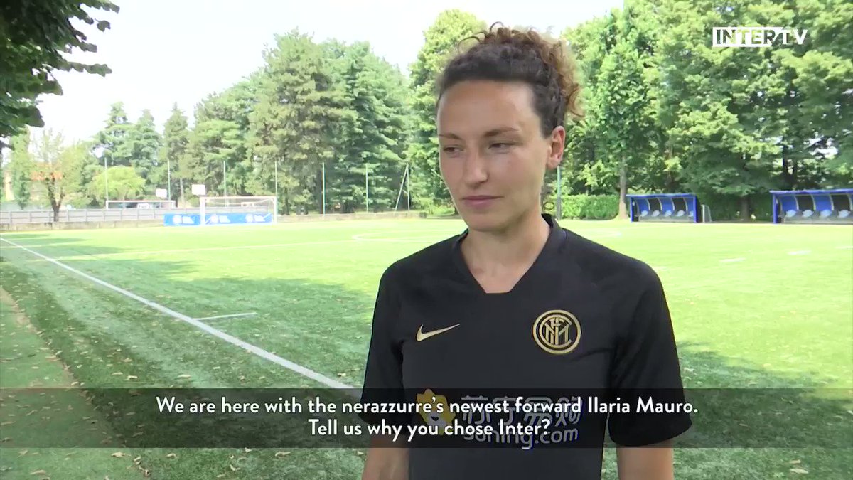 ๐๏ธ | INTERVISTA
Le prime parole di Ilaria #Mauro a @Inter_TV: "Arrivo in un club molto quotato, sono qui per portare esperienza" ๐
#InterWomen #WelcomeIlaria https://t.co/FOWzf6CnwX