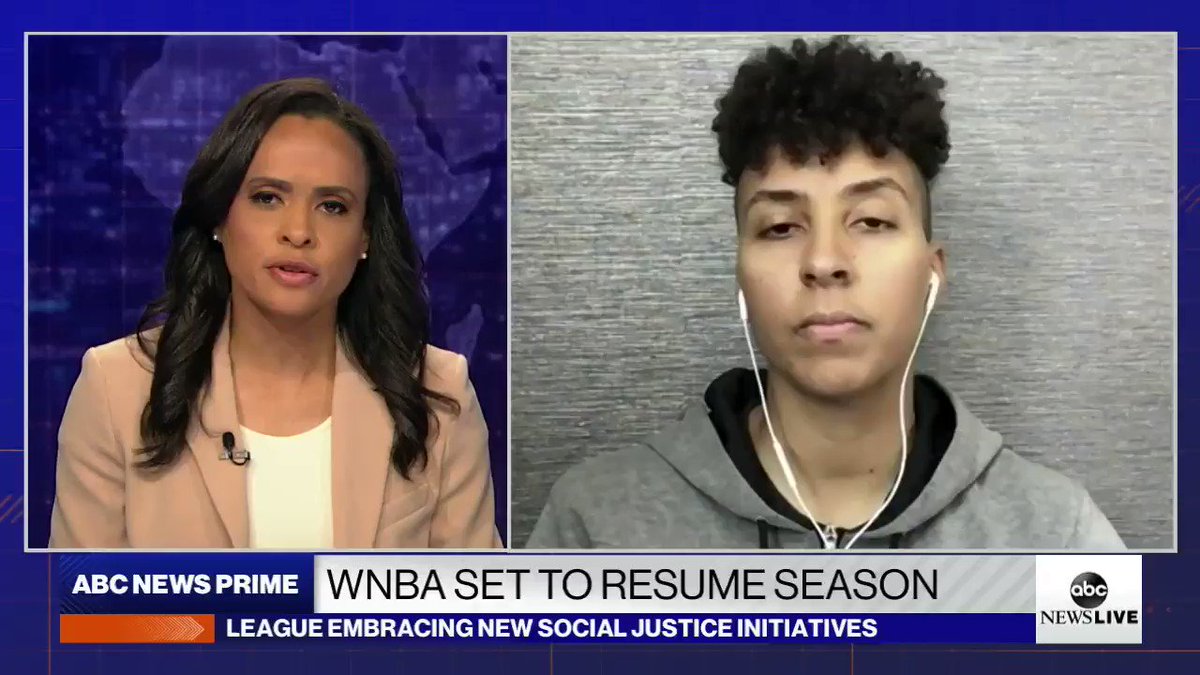“It’s so far removed from what this league stands for … We're literally fighting for Black lives to matter in this country."
@Layshiac responds to Sen. Kelly Loeffler’s critcism of the WNBA embracing the Black Lives Matter movement. (via @ABCNewsLive)
https://t.co/yLFOlMGFdt