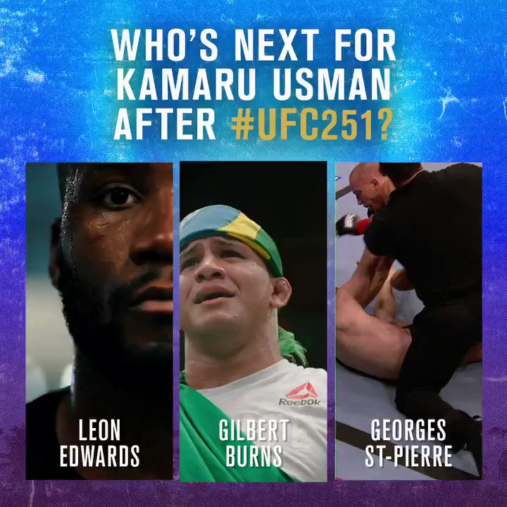 Who deserves the next shot at @Usman84kg's throne? π
#UFC251 #InAbuDhabi @VisitAbuDhabi https://t.co/weT8ELieDw