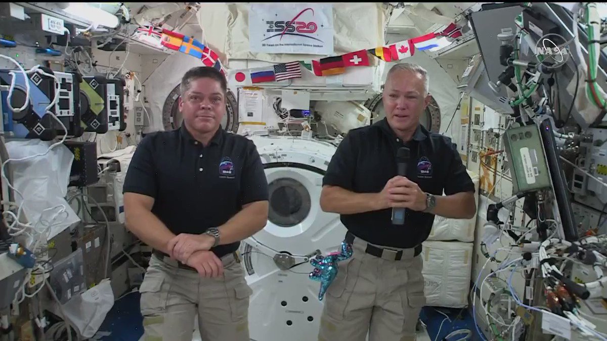 Intl. Space Station (@Space_Station) on Twitter photo 2020-07-23 19:30:00 Start the countdown! ποΈ Only 10 days remain until @AstroBehnken and @Astro_Doug are scheduled to make the first crewed splashdown in 45 years. π¨βππ¨βπ Listen as Hurley shares his full confidence in their safe return. go.nasa.gov/2CMjq8u Start the countdown! ποΈ Only 10 days remain until @AstroBehnken and @Astro_Doug are scheduled to make the first crewed splashdown in 45 years. π¨βππ¨βπ Listen as Hurley shares his full confidence in their safe return. go.nasa.gov/2CMjq8u