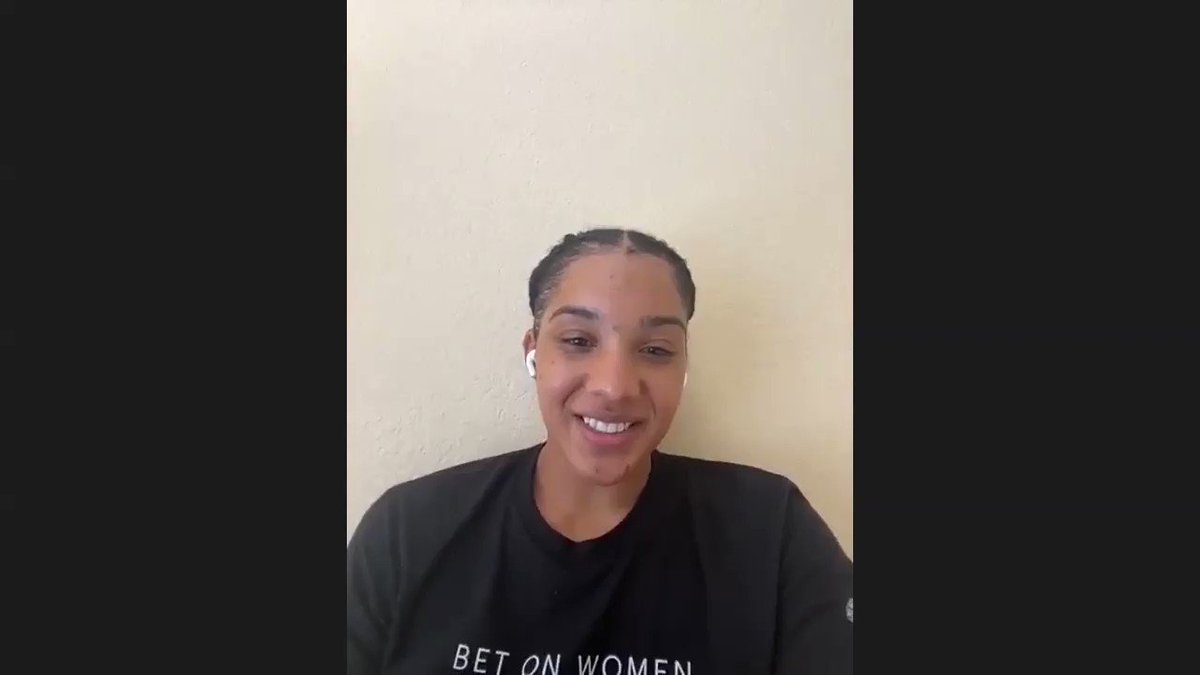 "We want to put money in the hands of people who look like us."
@chicagosky star Gabby Williams talks w/ @DJ_Sixsmith about her team's #SkyTakesAction social justice initiative and the 2020 @WNBA season.
Watch more: https://t.co/m6w3jM9qqf https://t.co/kFceZnBYtt