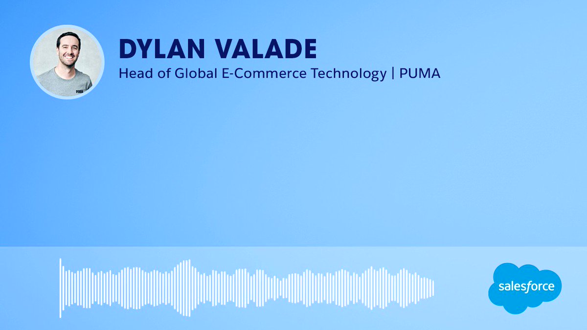 On a recent episode of #UpNextInCommerce, Dylan Valade, Head of Global E-Commerce Technology at PUMA, shared his thoughts on ecommerce and where it’s headed. To get more insights like his, visit https://t.co/CURrOEu7CR. https://t.co/kJsdUEb2uu