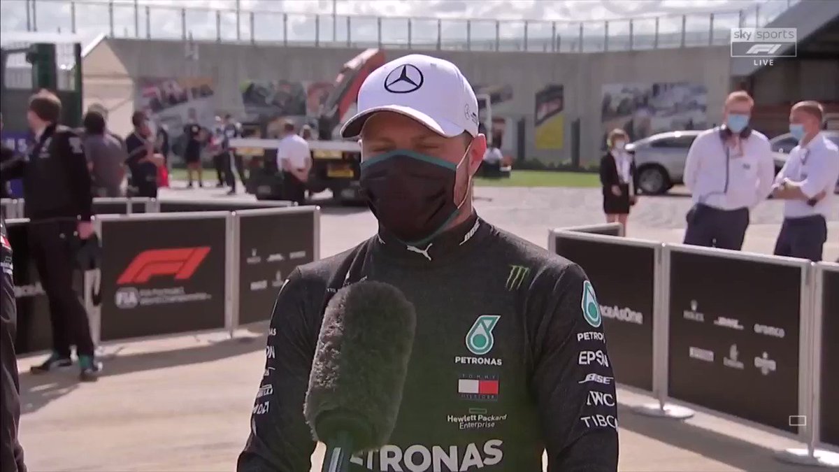 A heartbreaking end to the #BritishGP for Valtteri Bottas.
The Finn would eventually come home 11th after his dramatic late puncture.
#SkyF1 | #F1 https://t.co/5NOtijmU2b