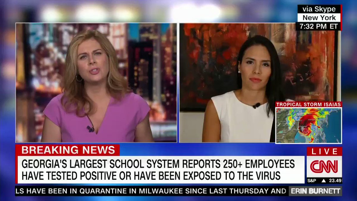 Dr. Edith Bracho-Sanchez, a primary care pediatrician, says she believes the US “will see more” coronavirus cases among young people.
“We have failed the children of this country by failing to control this virus," she says. https://t.co/7lvKFGiR48 https://t.co/QQl5v5uJu3