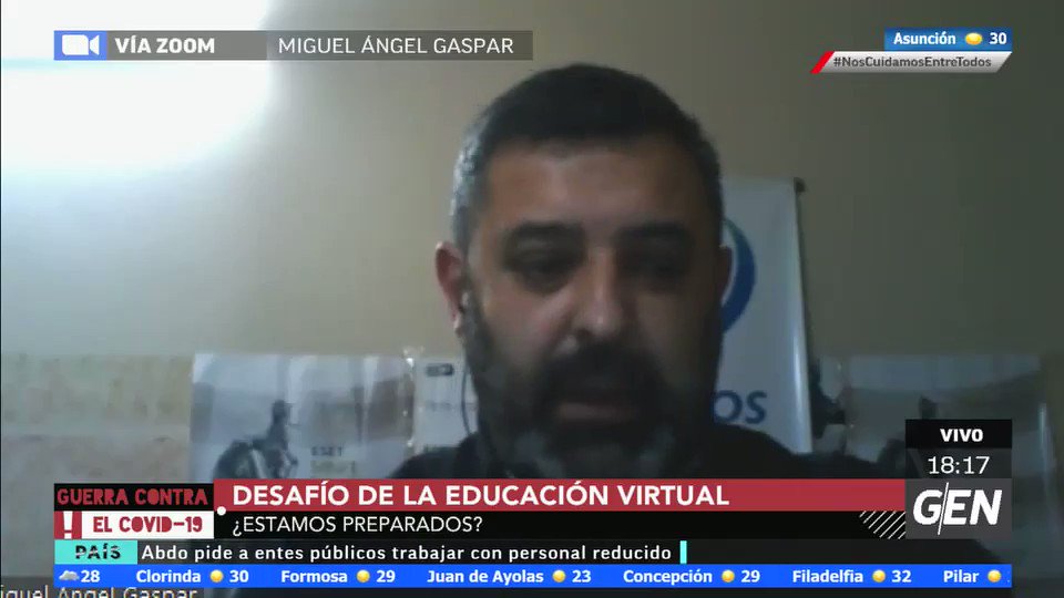 🚨#GuerracontraelCovid19 🚨
Miguel Ángel Gaspar nos habla sobre los desafíos de la educación virtual #COVID19
📺 12/612HD de Tigo TV 8 de Copaco 15 Claro IPTV y 12 Personal TV y Flow
💻 https://t.co/fYMaekk5tL
📻 @universo970py
🎙@FabiGonzalezPy , @marceloburgosf https://t.co/QVNlZ5XhXC
