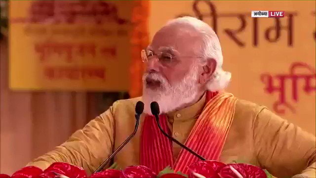 दुनिया में न जाने कितने देश हैं, जहां की आस्था में या अतीत में, राम किसी न किसी रूप में रचे-बसे हैं।
मुझे विश्वास है कि आज इन देशों में भी करोड़ों लोगों को राम मंदिर के निर्माण का काम शुरू होने से बहुत सुखद अनुभूति हो रही होगी। https://t.co/toJyWD4VL0