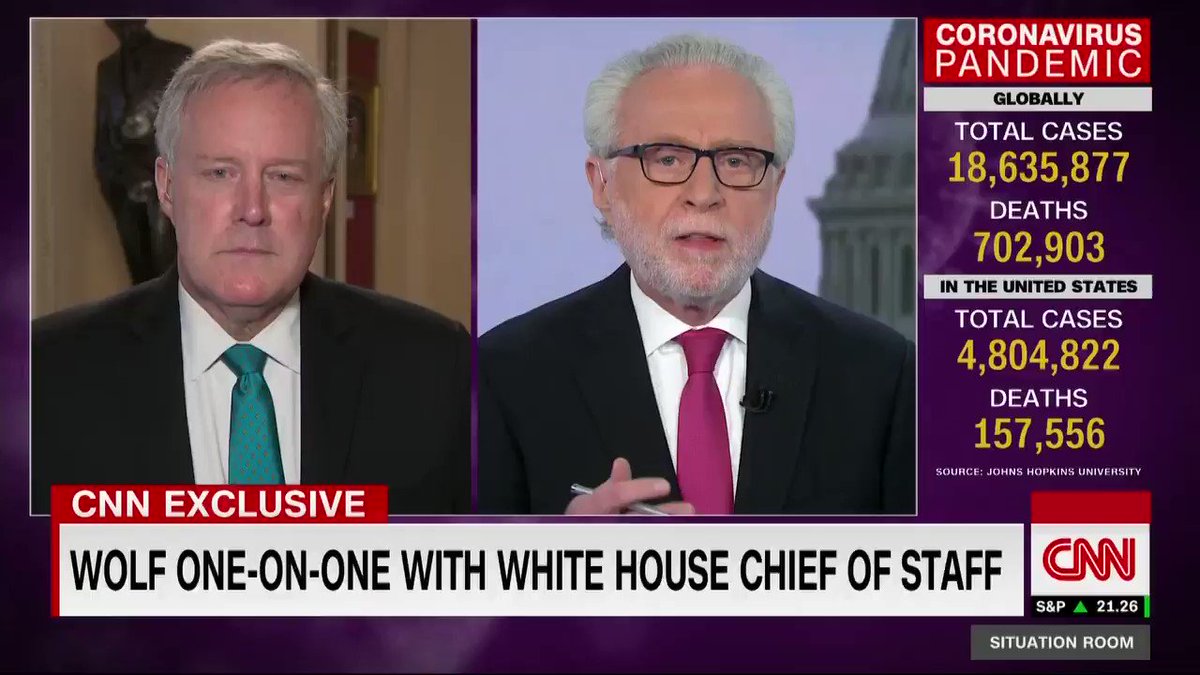 White House chief of staff Mark Meadows says that President Trump potentially giving his Republican Convention acceptance speech from the East Wing of the White House would be "appropriate" because it is considered the private residence area. https://t.co/8WOfzKv6TR