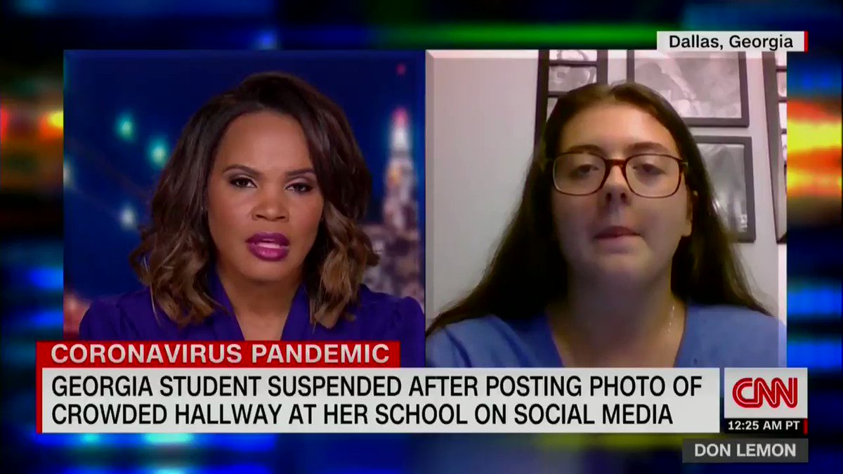 GA student suspended after posting image of crowded school doesn’t regret it: “This is some good and necessary trouble...” https://t.co/sU6HruLV85