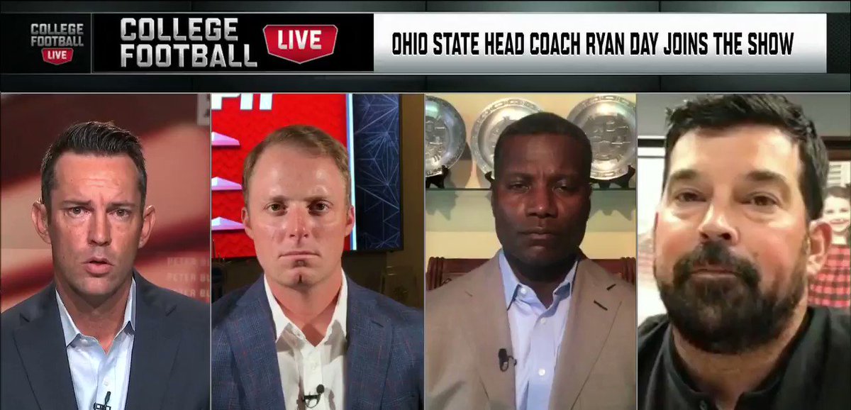 "We owe it to these kids to exhaust every single option we possibly can. ... Doing that right now would be abrupt."
@OhioStateFB's @ryandaytime says the Big Ten can not cancel the season right now. https://t.co/IATRm369cn