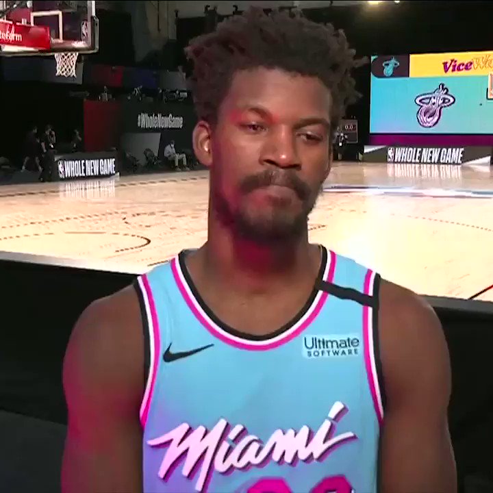 Jimmy Butler: "Good s--- ... I like to see y'all walking out together, it's cute."
Heat announcer: "I do have to apologize for the adult language."
😂😂 https://t.co/TzERgyzWxN