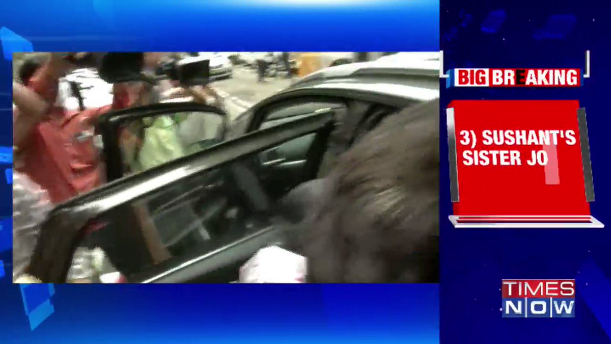TIMES NOW (@TimesNow) on Twitter photo 2020-08-11 07:48:13 #NewsAlert | Watch: Sushant Singh Rajputs sister Mitu Singh reaches the ED office. 1st visuals on TIMES NOW. Priyank Tripathi & Madhavdas G with details. | #SushantMurderQuestion #NewsAlert | Watch: Sushant Singh Rajputs sister Mitu Singh reaches the ED office. 1st visuals on TIMES NOW. Priyank Tripathi & Madhavdas G with details. | #SushantMurderQuestion