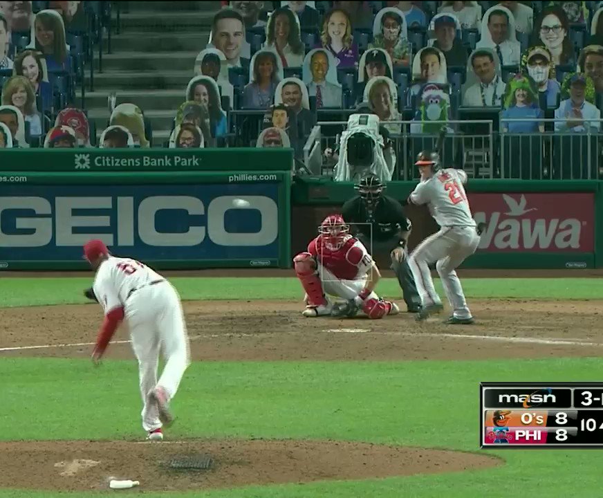 Orioles at Phillies / Twitter